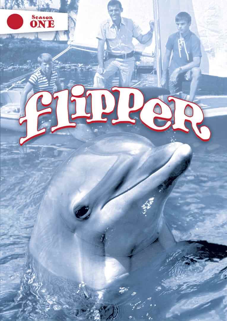 Flipper, från 1964 var en berömd serie om en delfin och två barn